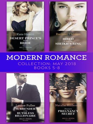 cover image of Modern Romance Collection, May 2018 Books 5--8